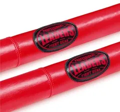 Тренерские палки LEADERS Boxing Punch Sticks RD (ONE, кожа, красный)