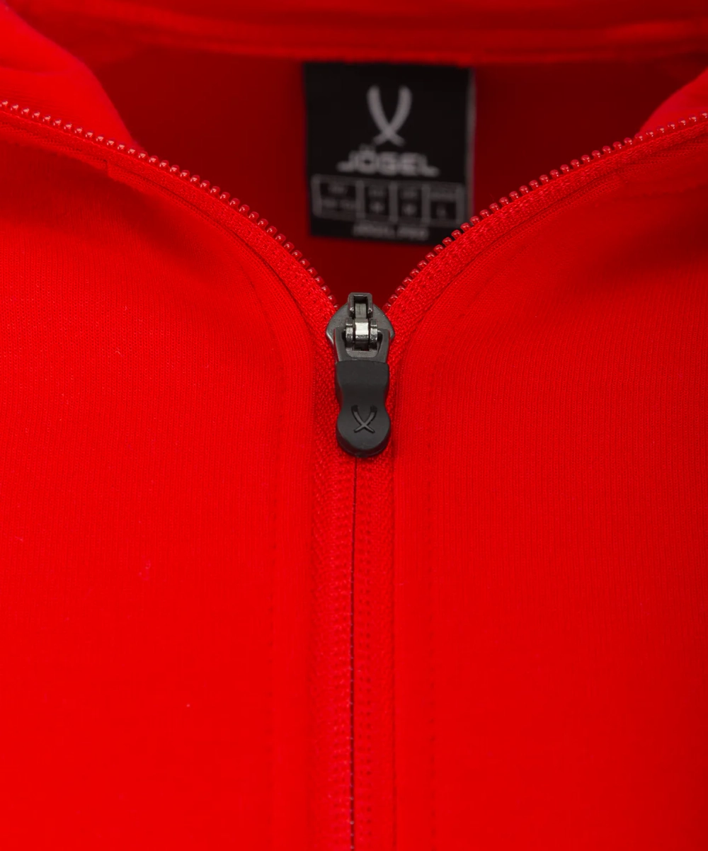 Худи на молнии ESSENTIAL Athlete Hooded FZ Jacket, красный