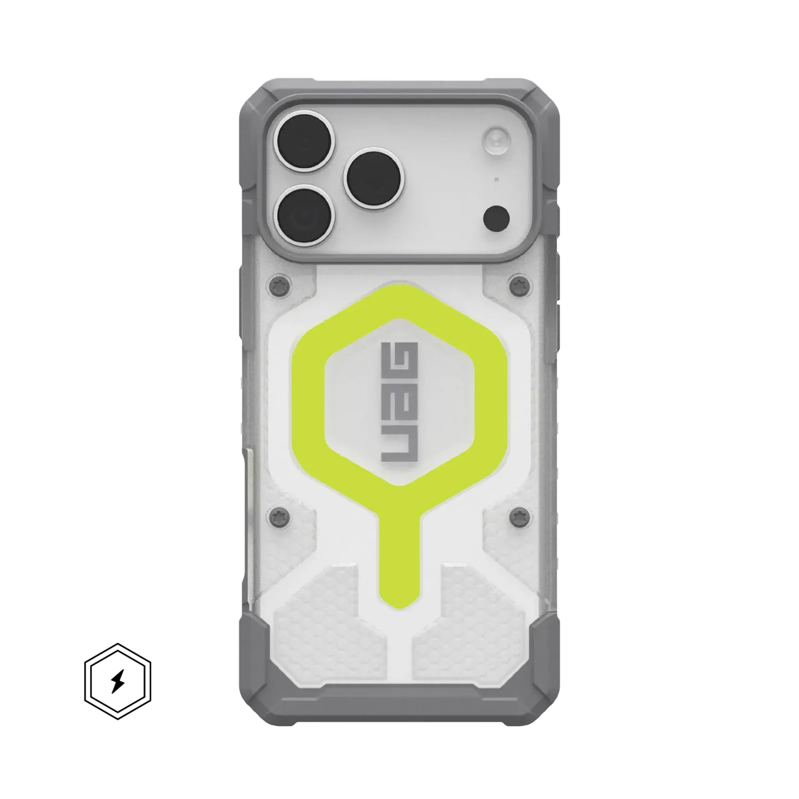 UAG Pathfinder Clear with MagSafe Series Case for Apple iPhone 17 Pro Max Active Neon (Жёлтый)