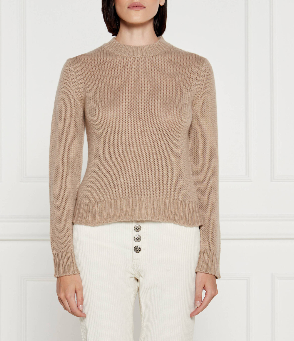 Кашемировый свитер Weekend MaxMara - коричневый(253660926)