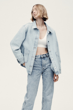 Джинсовая рубашка-куртка — приталенный крой - H&M