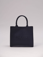 Сумка кожаная Azaro 30586 фиолетовый цветок