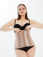 Корсетный пояс сильной степени коррекции из дышащей ткани (Размер: 3X) (Цвет: черный)