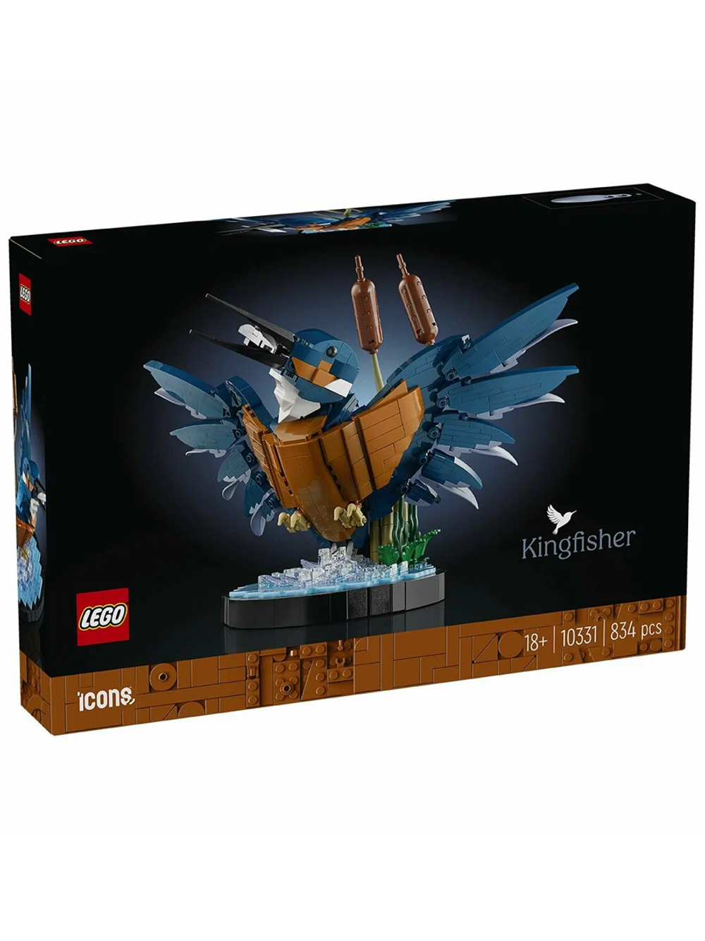 Конструктор Лего Айконс Птица зимородок | LEGO Icons Kingfisher Bird 10331 - 834 детали (18+)