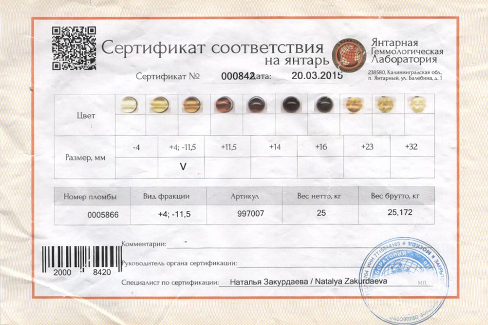 Кольцо с цельным янтарем коньячного цвета. Диаметр янтаря 3 мм