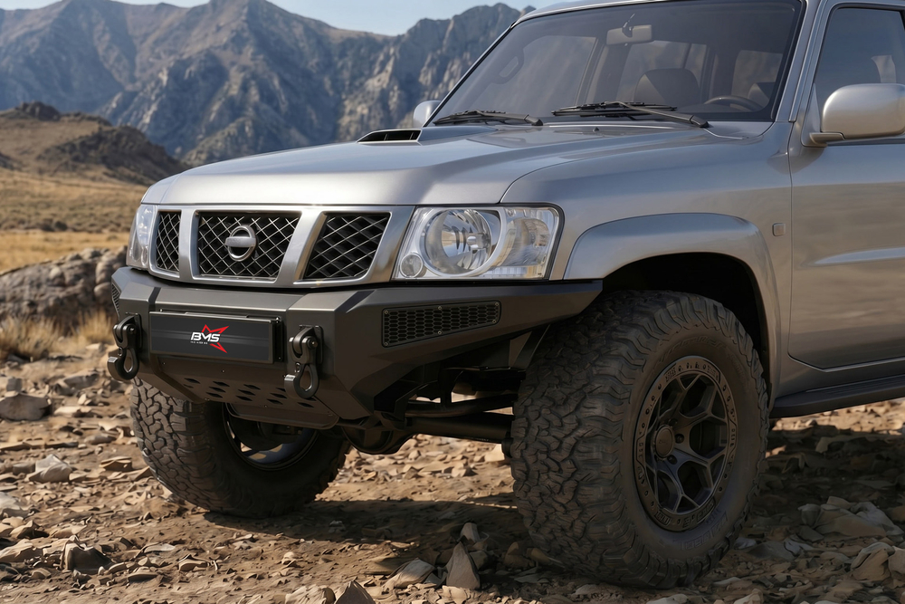 Бампер силовой передний BMS PRO-Line для Ниссан Патрол Y61