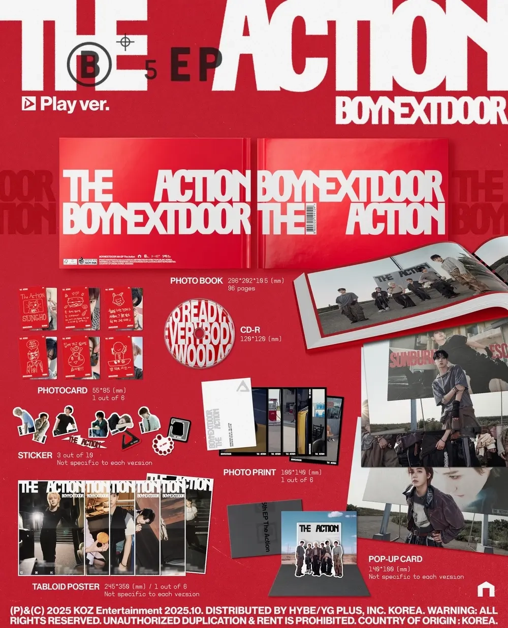 Альбом BOYNEXTDOOR - The Action