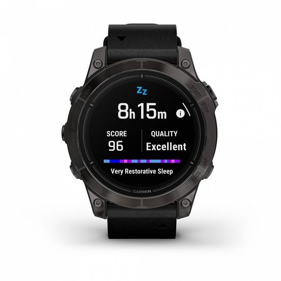 Смарт-часы Garmin EPIX Pro (Gen 2) Sapphire Edition 47 mm, Carbon Gray + black silicone watch band 010-02803-30