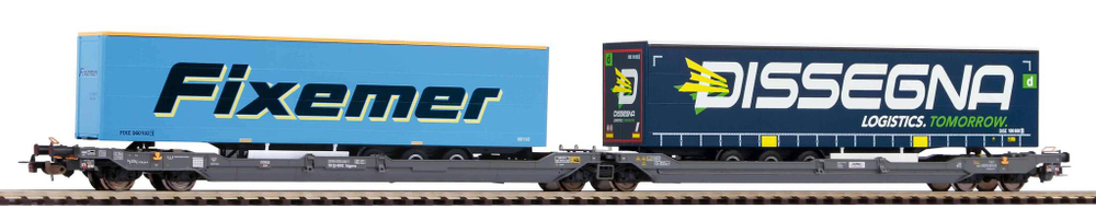 Набор из 2-х платформ T3000e CEMAT с трейлерами Dissegna и Fixemer VI