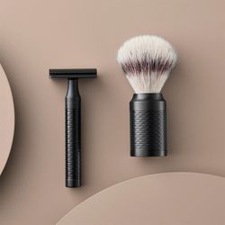Помазок Muehle Rocca с барсучьим ворсом высшей категории Silvertip матовый черный (091 M 96 JET) 2