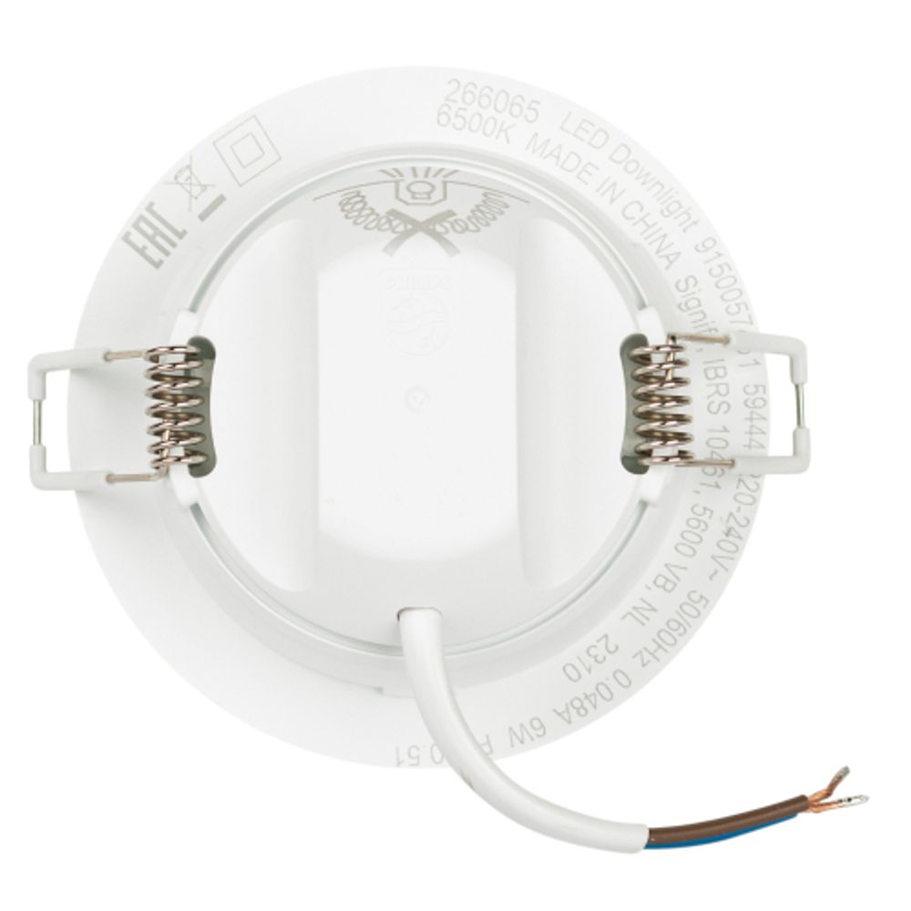 Светильник светодиодный встраиваемый Philips 915005746101 MESON 6Вт 6500K 220-240В D80 | Встраиваемые LED светильники