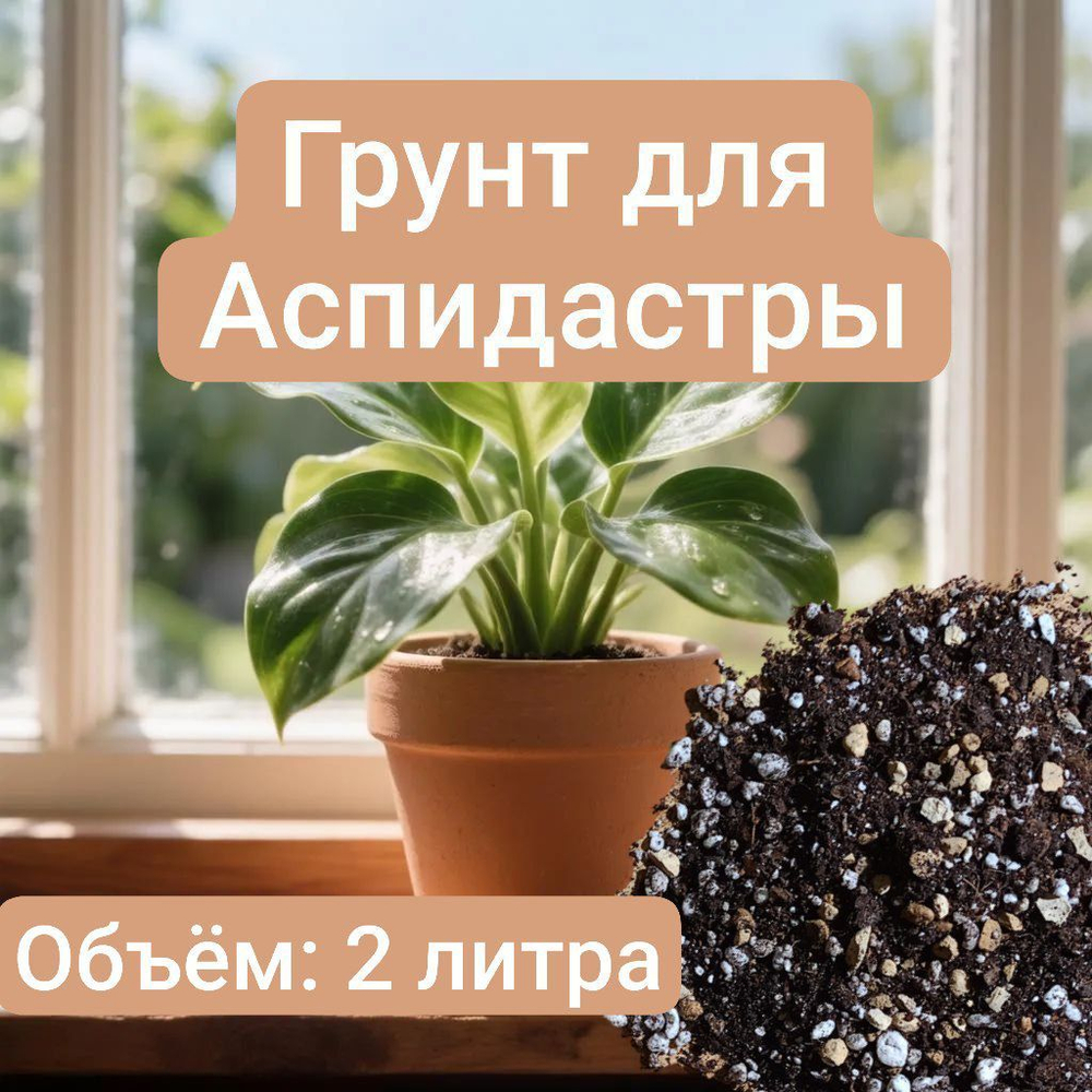 Авторский грунт для Аспидистры 2 литра грунт универсальный 2 литра