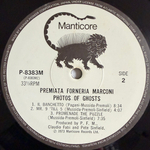 Premiata Forneria Marconi ‎– Photos Of Ghosts (Япония 1973г.)