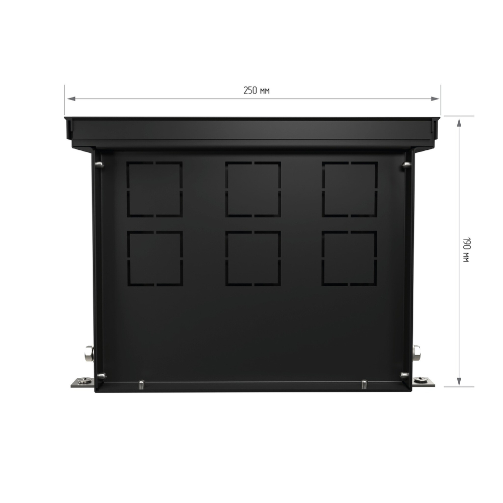 Конвектор внутрипольный Royal Thermo ATRIUM-190/250/1300-DG-U-BL