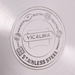 Кастрюля из нержавеющей стали VICALINA 2,7л, индукция, VL-7012