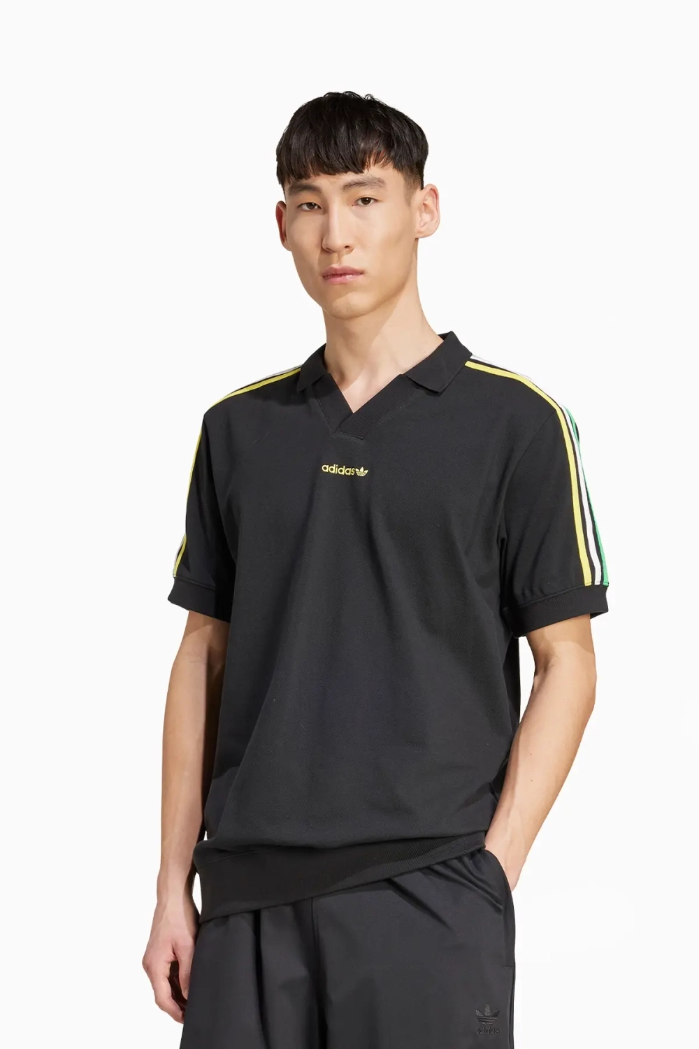 Футболка adidas Originals Polo - черный