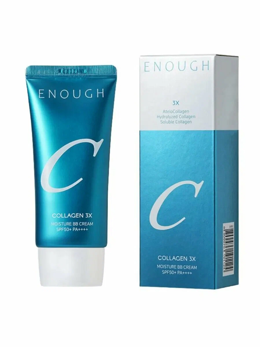 Enough Collagen 3X Moisture BB Cream SPF50+ PA++++, 50ml ББ Крем с экстрактом тройного коллагена