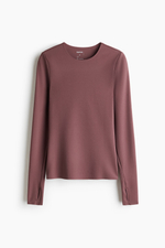 Топ Soft Sculpting с длинными рукавами - H&M