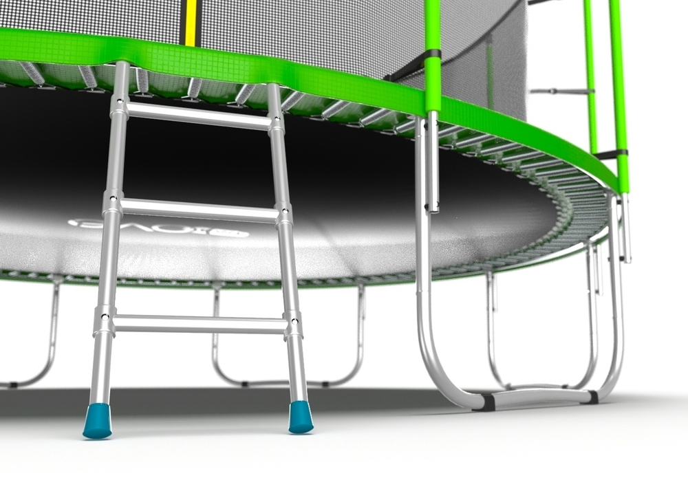 EVO JUMP Internal 16ft (Green) Батут с внутренней сеткой и лестницей, диаметр 16ft (зеленый)