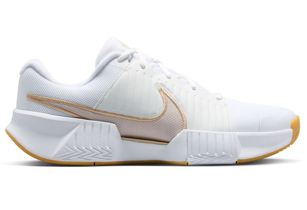 Мужские теннисные кроссовки Nike Zoom GP Challenge Pro - white/lt orewood brown/summit white