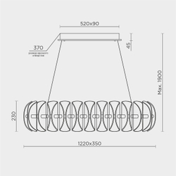 Подвесная люстра MODELUX ML.2666.1220 CP