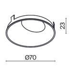 Декоративная рамка-отражатель Maytoni Wise Ring057-10-MG