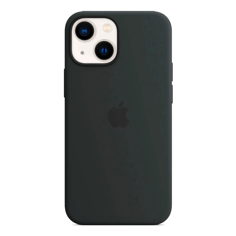 Силиконовый чехол с поддержкой MagSafe Apple Silicone Case для iPhone 13 mini, Midnight (Темная ночь)