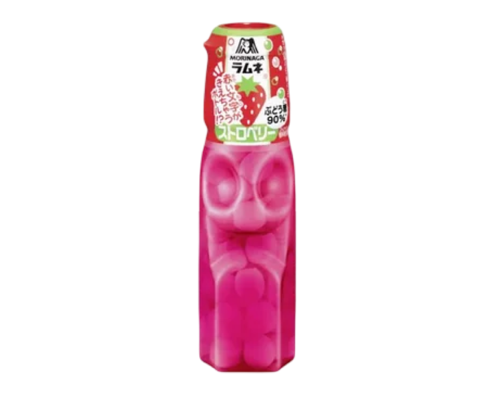 Жевательная конфета Ramune Morinaga Клубника 29г