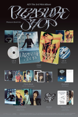 Альбом KEY - PLEASURE SHOP 3rd Mini Album PLEASURE BOOK RANDOM Version