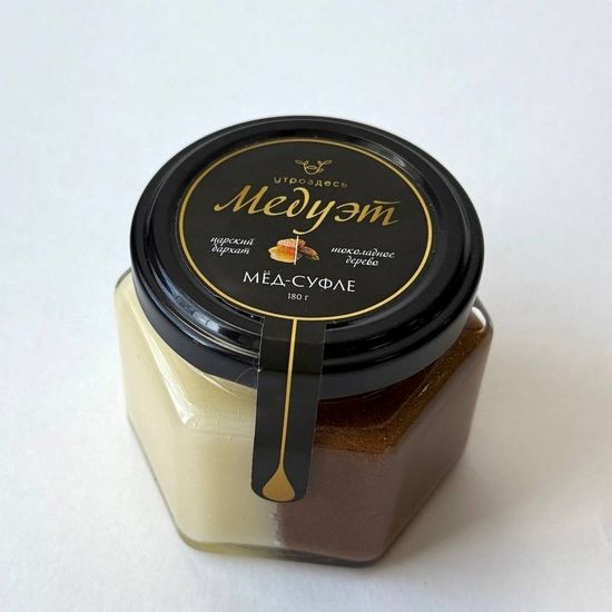 Мёд-суфле "Царский бархат", с кэробом, 180 гр