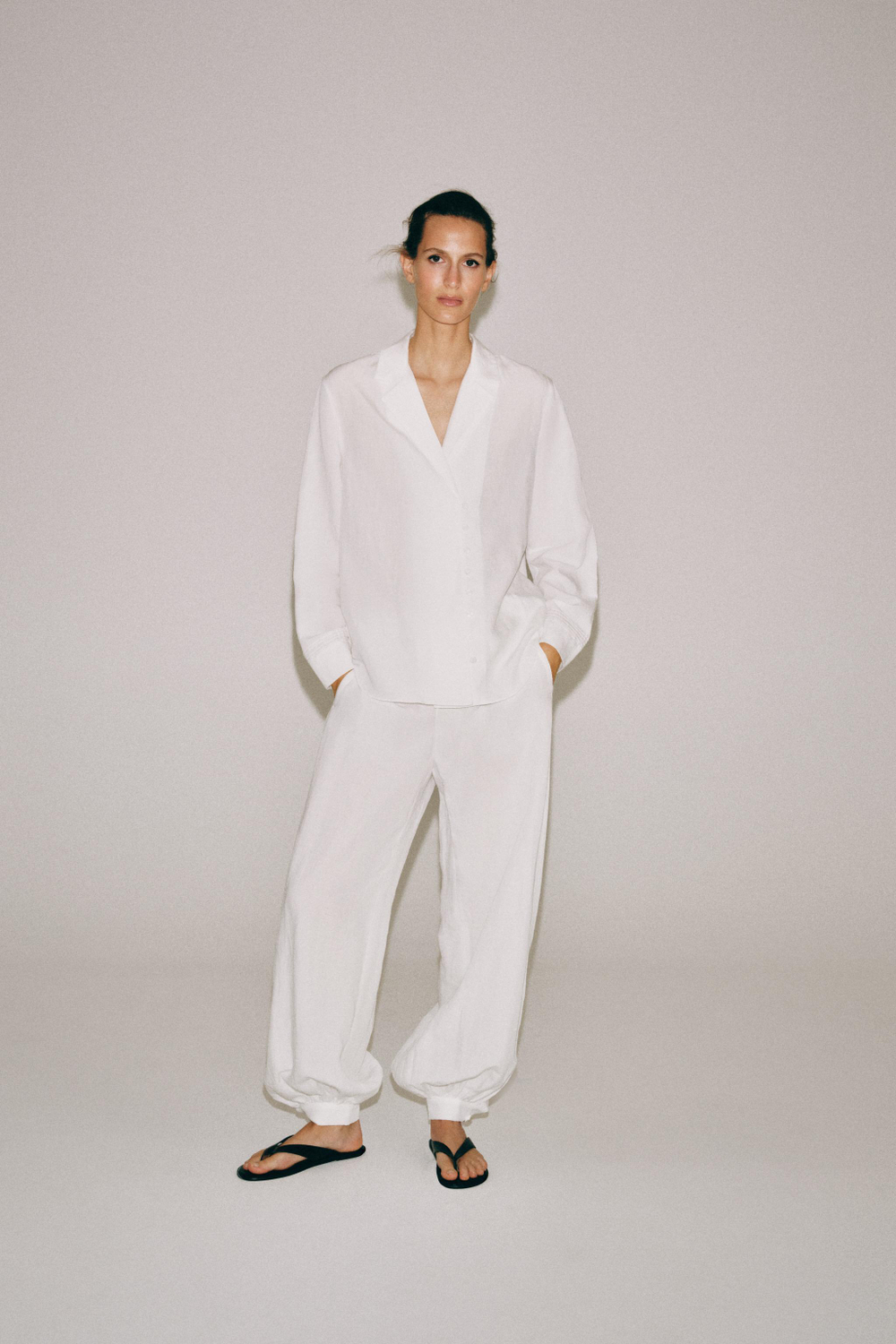 РУБАШКА С ПУГОВИЦАМИ — ZW COLLECTION — ZARA