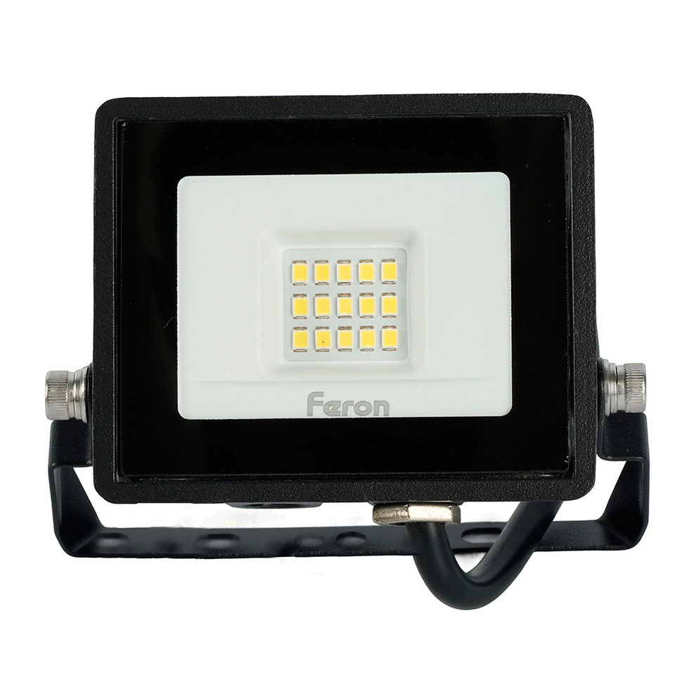 Прожектор светодиодный ДО-20w 6400К 1900 Лм IP65 черный LL-919 29492 FERON