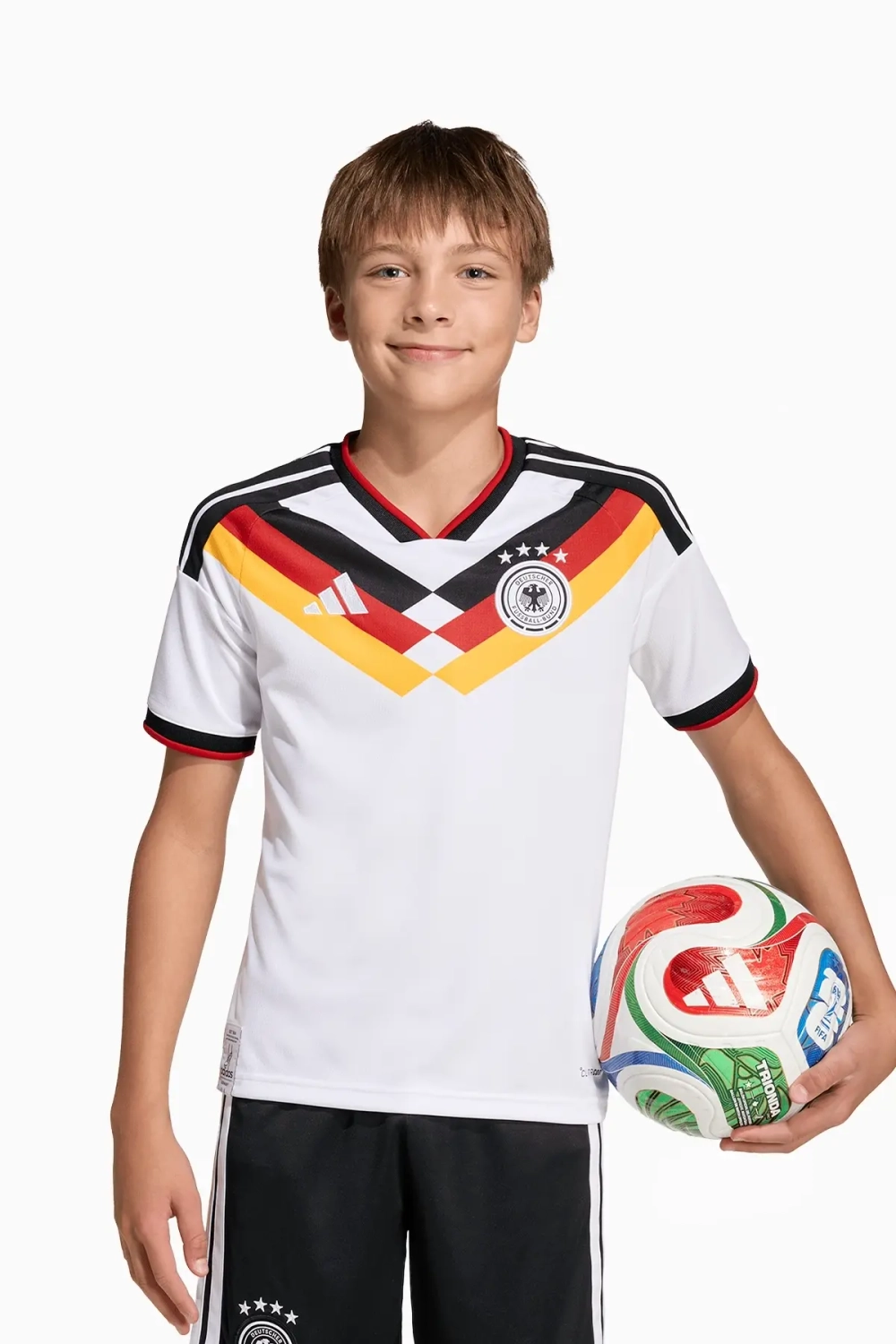 Футболка adidas Germany 2026 Home Junior - белый
