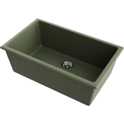 Кухонная мойка Omoikiri Okinoshima 76-U/I-OL Natceramic/olive
