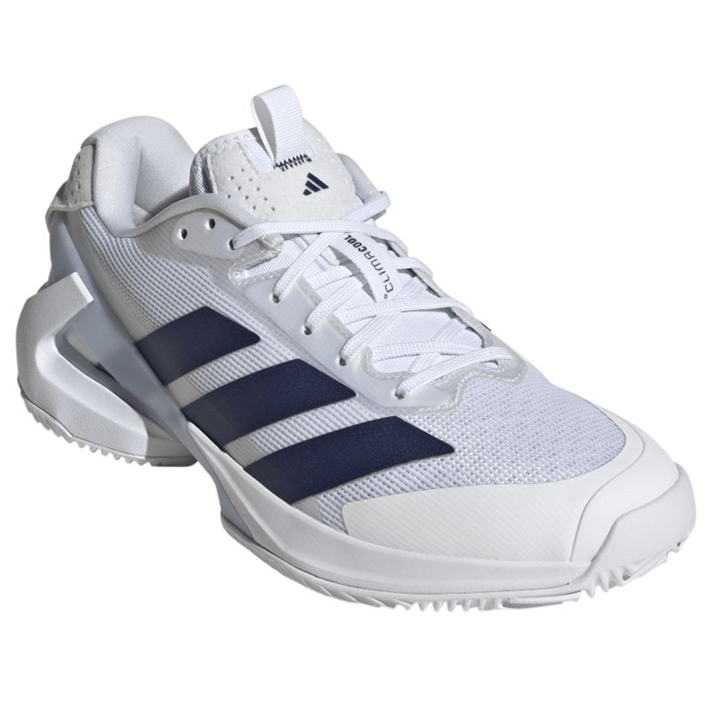 Женские теннисные кроссовки Adidas Adizero Ubersonic 5 W Clay - cloud white/dark blue/crystal sky