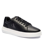 Кожаные кроссовки Calvin Klein Jeans - черный(YM0YM01253)