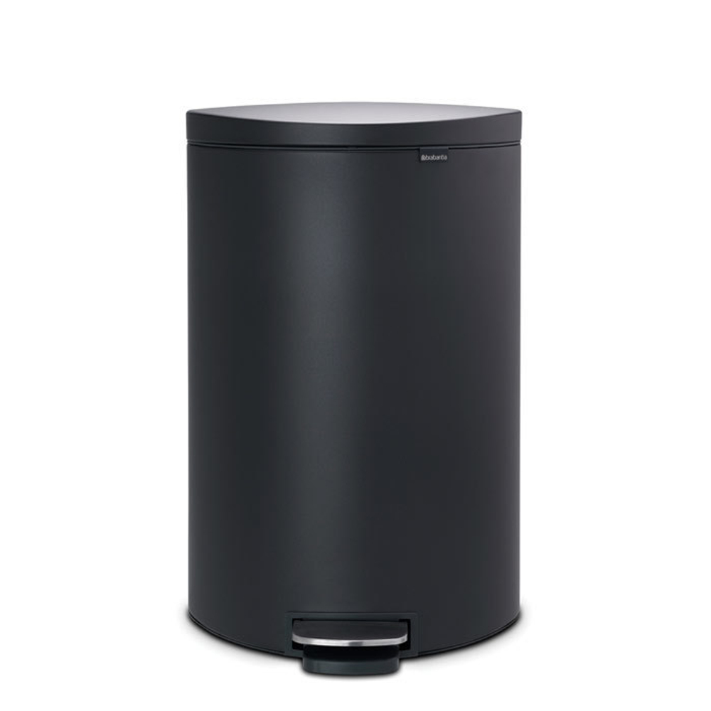Мусорный бак с педалью 40л FB Brabantia Минерально-графитовый