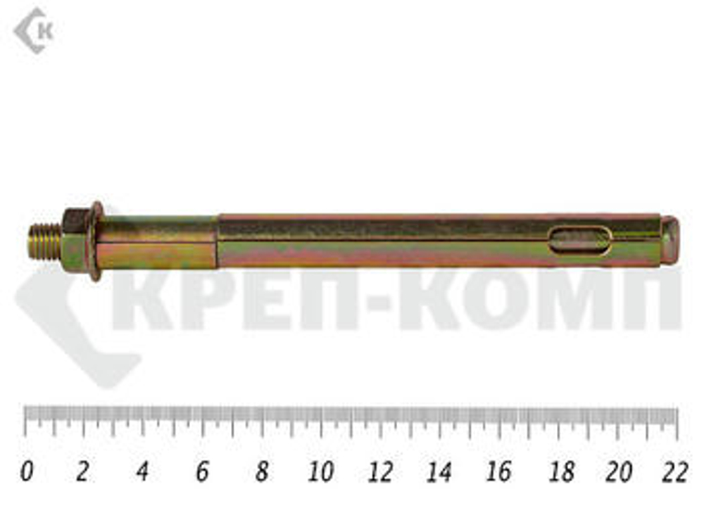 Анкерный болт с гайкой 16х220 (2шт)