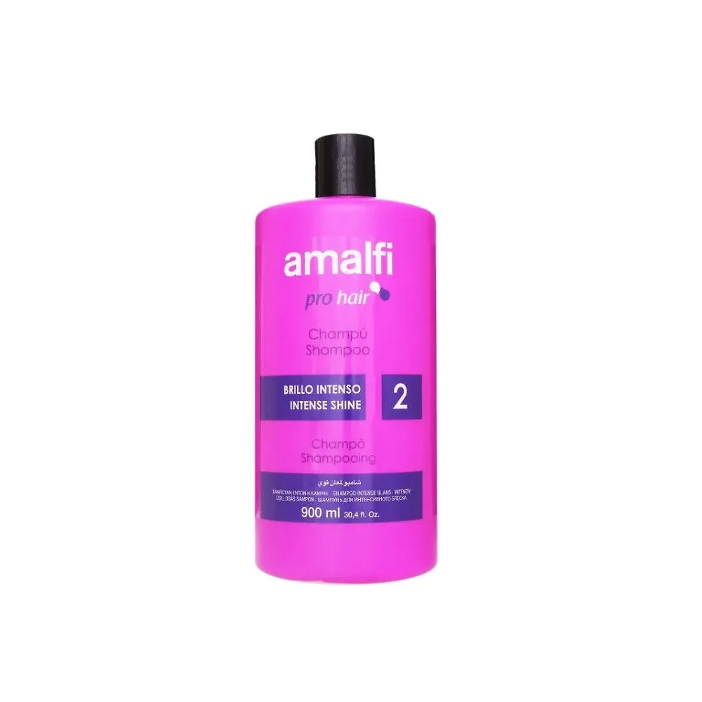 AMALFI шампунь Профессиональный Интенсивный блеск Intense shine для всех типов волос 900мл