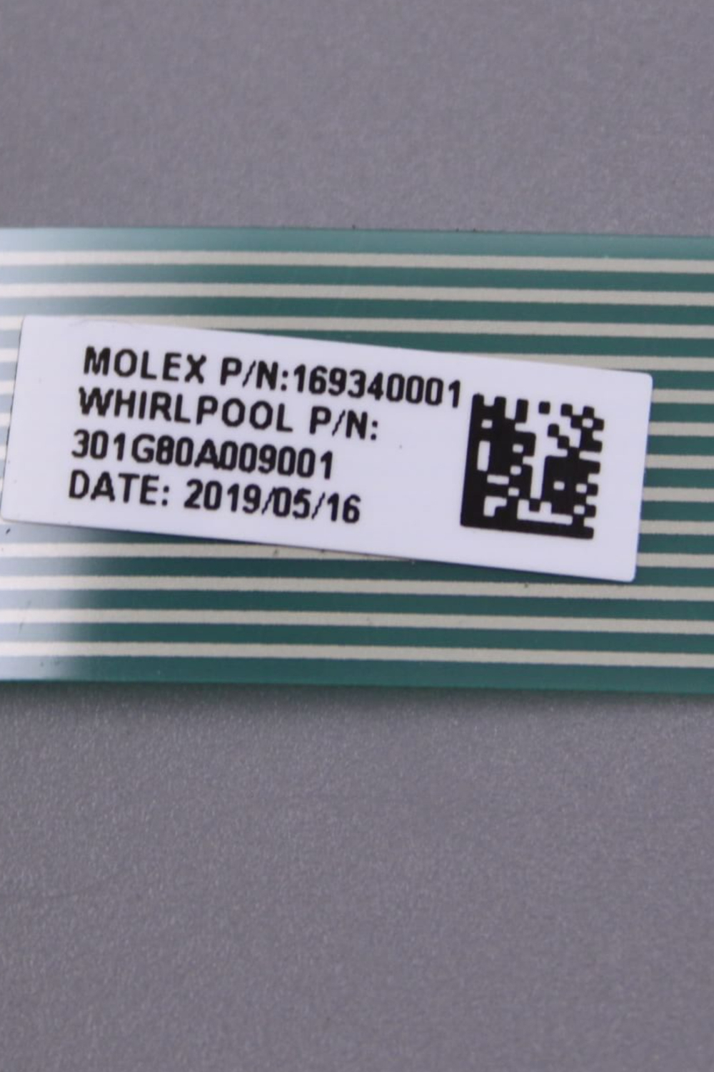 Шлейф сенсора индикации 169340001 стиральных машин Whirlpool