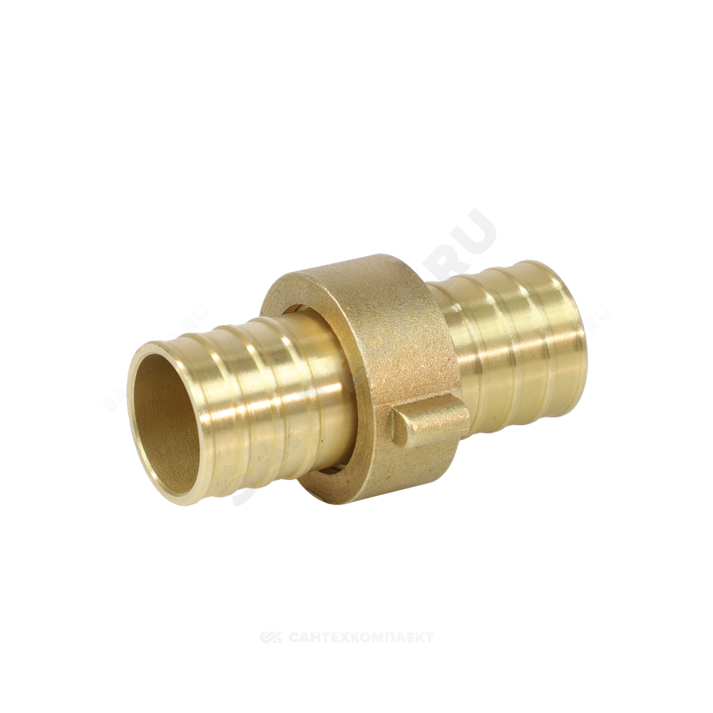 Соединитель штуцерный латунь разъемный для шланга Дн 35 9105 Aquasfera 9105-05