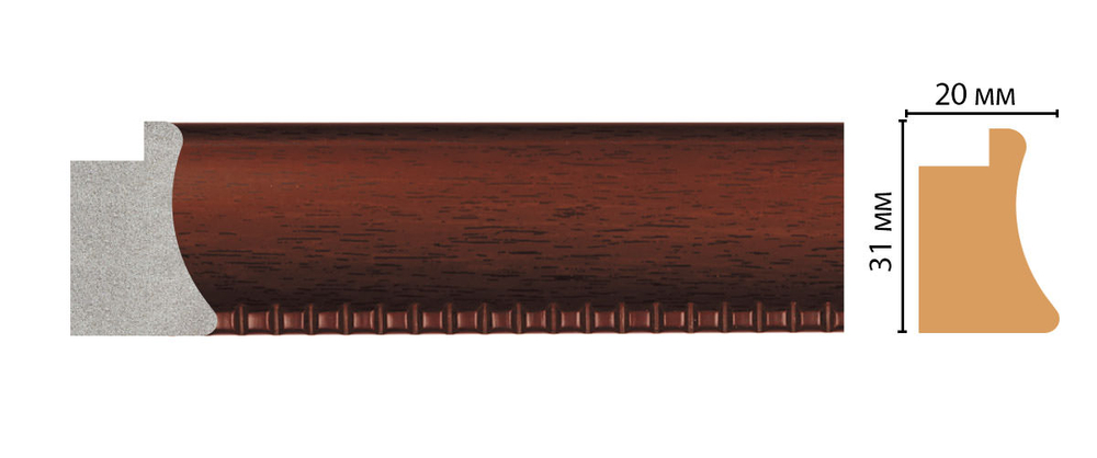 Багет Decomaster FM7-4 31*20*2850мм