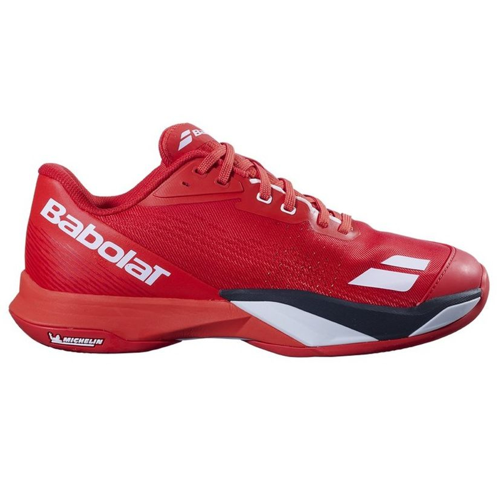 Теннисные кроссовки Babolat Jet Mach 4 Clay - cherry tomato/white