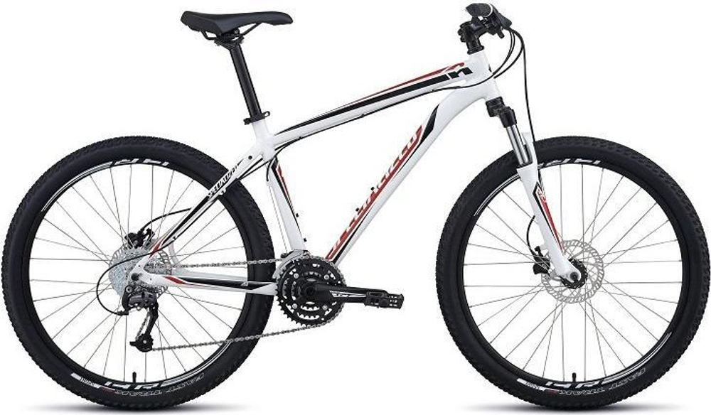 Велосипед SPECIALIZED HARDROCK SPORT DISC WHT/RED/BLK XS  '14