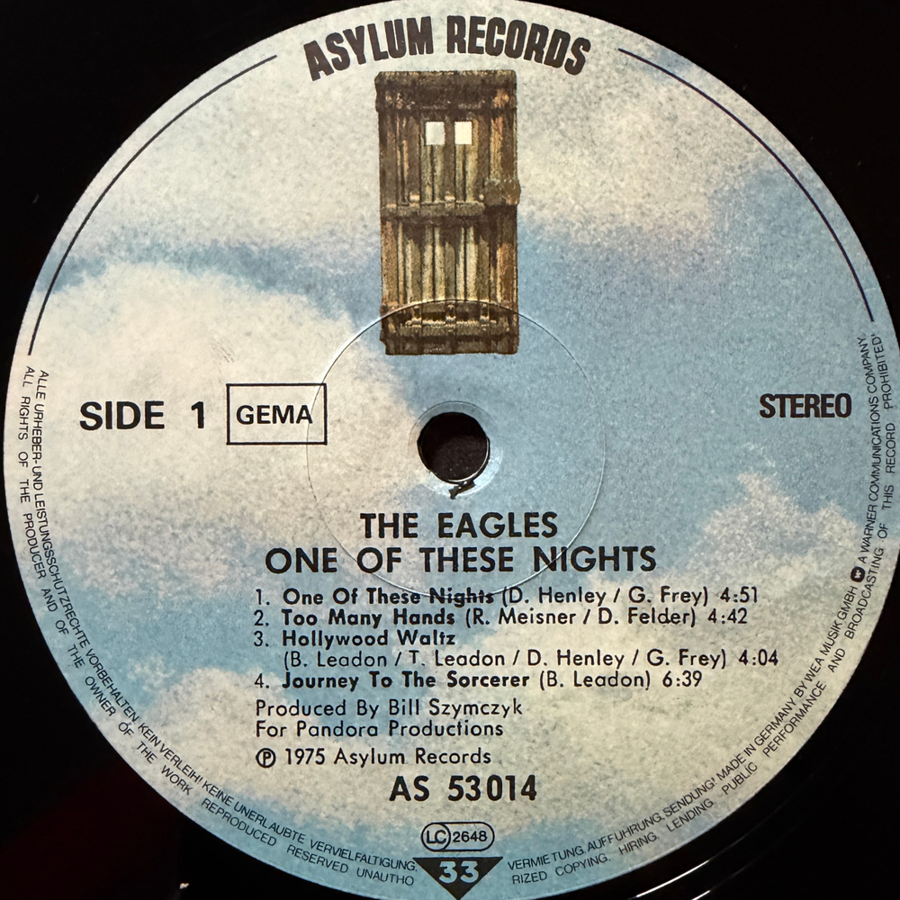 Eagles ‎– One Of These Nights (Германия)