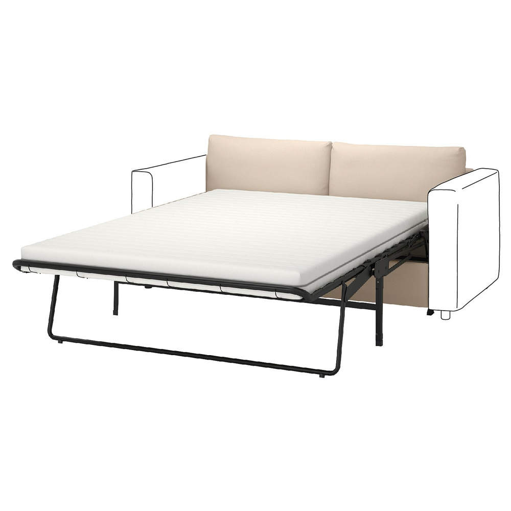 IKEA VIMLE  (ИКЕА ВИМЛЕ)  -  Чехол для раскладной двухместной секции дивана - Hallarp бежевый