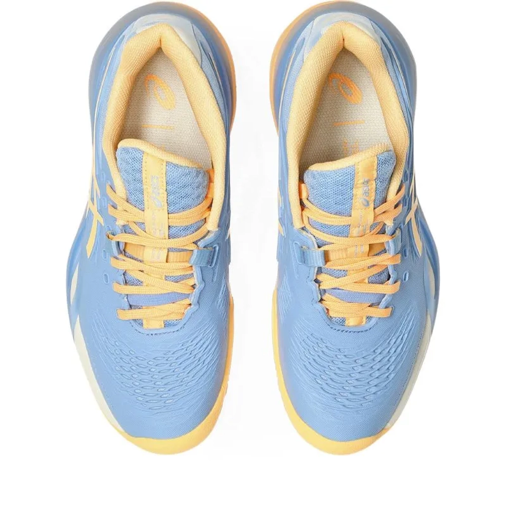 Женские кроссовки для padel Asics Gel-Resolution X Padel - stone wash/orange glow
