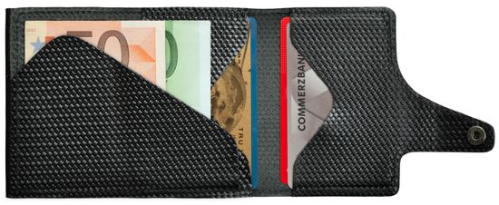 Кошелек CLICK&SLIDE Diagonal Carbon