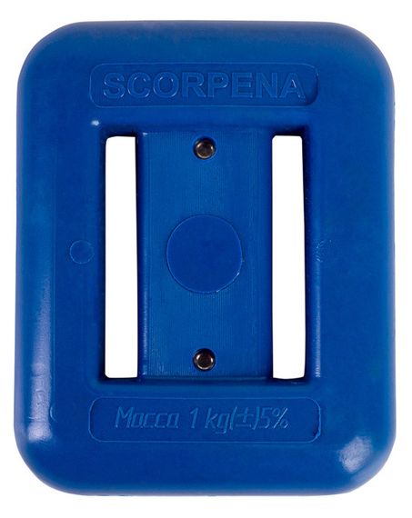 Груз полумягкий Scorpena 1 кг синий