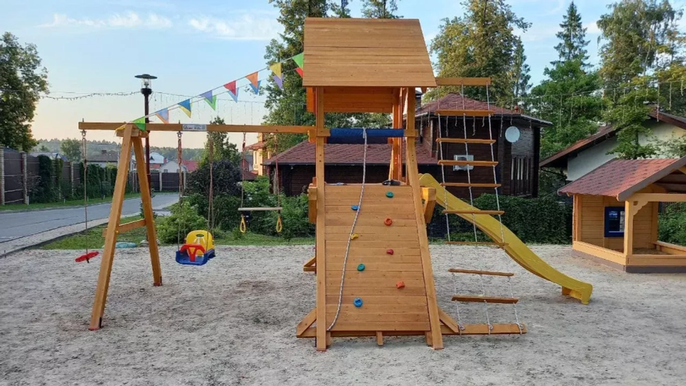 Деревянный игровой комплекс Савушка ЛЮКС - 2